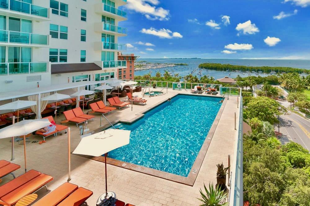 Balcony Ocean View ! Pool - Wifi - Gym - Parking Appartement Miami Buitenkant foto